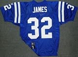 Edgerrin James Colts Puma Authentic Blue Jersey