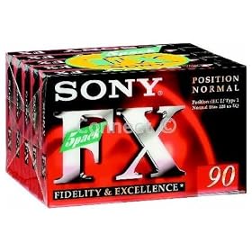 Sony C90FX Audio Cassette 90min