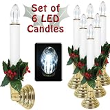 Review BatheAndBeauty  / Set of 6 Individual LED Candles - Cordless