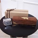 3 Assam Teas in Rosewood Case by Bodhi Tea House