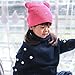 Toubaby Baby Girls Winter Hats Lovely Cat Hats Crochet Hats Rose Red 0-6t