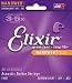 Elixir Strings Acoustic Guitar Strings, 6-String, Custom Light NANOWEB Coating