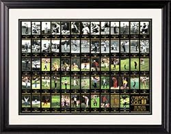 Framed Champions of the Masters Card Collection