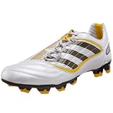 adidas Men's X P Absolion X Firm Ground Soccer Cleat,White/Brown/Yellow,13 M