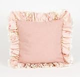 Glenna Jean Emma Pillow - Microcheck with Ruffle