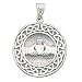 Irish Friendship / Love Claddagh Pendant Sterling Silver
