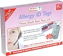 Allergy Generic Medical Alert ID Tag W7127