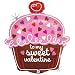 Sweet Cupcake Valentine's Day 31" Mylar Balloon