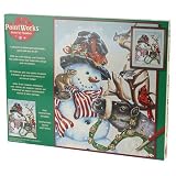 Eigenschaften Dimensions / Snowman & Friends Malen nach Zahlen mit Acrylfarben