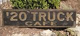 1920 20 CHEVY TRUCK CAFE - Rustic Hand Painted Wooden Sign - 11.25 X 60 Inches, Ships USA Only