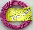 Fun Wire 24 Gauge Coil - Rasberry Pink