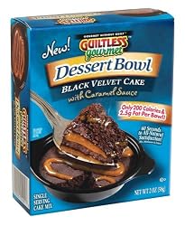 Guiltless Gourmet Black Velvet Cake with Caramel Sauce, 2-Ounce Boxes (Pack of 5)