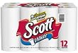 Scott Paper Towels, White Regular Rolls, 12 50-Sheet Rolls (Case of 2)