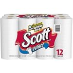 Scott Paper Towels, White Regular Rolls, 12 50-Sheet Rolls (Case of 2)