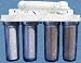 5-Stage Aquarium RO/DI Deluxe System with 100 GPD Membrane and Clear Housings