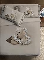 Ipersan Juego De Funda Nórdica Fine Art Mon Coeur (Beige)