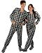 PajamaCity Catstooth Footed Pajamas Fleece Adult Footed Pajamas