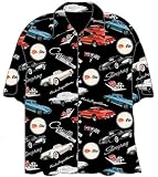 Chevrolet Corvette Stingray Cars Hawaiian Shirt, Black
