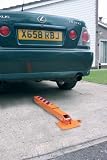FullStop Security Fortress Hitch Post - prevents access to driveway, lies flat for ease of use