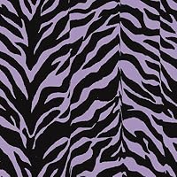 Zebra Shower Curtain Color: Lavender