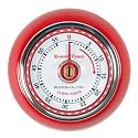 Retro Eieruhr / K&uuml;chentimer ROUND rot
