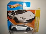 2011 Hot Wheels Short Card HW Premiere Lamborghini Gallardo LP 570-4 Superleggera White #9/244