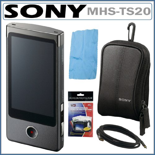 Sony MHS-TS20 1080p HD 8GB Bloggie Touch Camera in Black + Accessory Kit