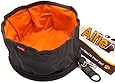Alfie Pet by Petoga Couture - Fabric Expandable/Collapsible Travel Bowl (for food and water) - Color: Brown
