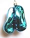Tropical Flip Flops Sandals Blown Glass Christmas Ornament