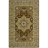 India House, IH66, Rectangle Rug, Chocolate, 5.0 feet by 8.0 feet