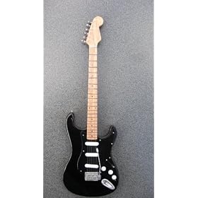 RGM76 David Gilmour Black Fender Guitare Miniature