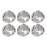 Buy Jerusalem Hamsa Designed Napkin Rings <br>925 Silver Electroforming Knowing God: Walking through the Book of Books