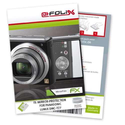 FoliX FX-Mirror Spiegel-Displayschutzfolie f&uuml;r Panasonic Lumix DMC-TZ7