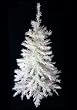 4.5' Pre-Lit White Artificial Christmas Tree - Pink Lights