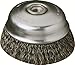 United Abrasives-SAIT 09551 4-Inch by .020-Inch by 5/8-11-Inch Crimp Wire Wheel, 1-Pack