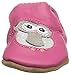 Robeez Girls' Owl Playmates Slip-On, Bright Pink, 0-6 Months M US Infant