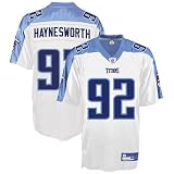 Tennessee Titans Jersey : Reebok NFL Equipment Tennessee Titans #92 Albert Haynesworth White Replica