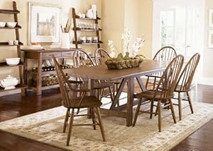 Liberty Furniture Farmhouse 10 Piece Dining Set - Trestle Table