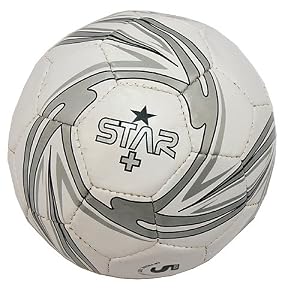New Official Size 2Ply Quality Soccer Ball White And Golden Color Good Quality