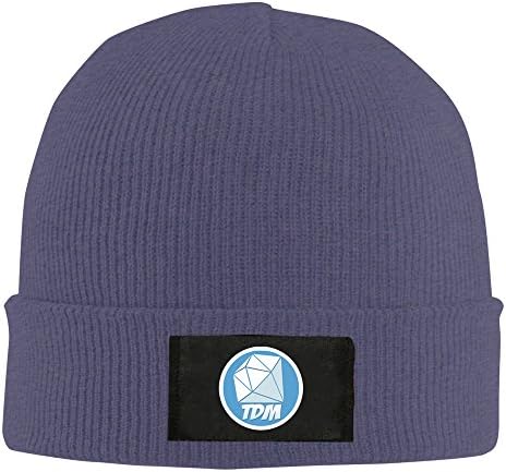 Men Women Youtube DanTDM Navy Knit Beanie Hat Snapback Cap Winter