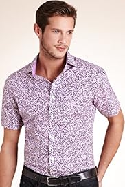 Autograph Pure Cotton Mini Floral Shirt
