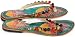 Floral Chappals with Beads - Pure Camel Leather with Rubber Heel