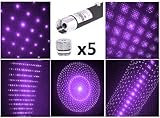 IMAGE OF HitLight High Quality Blue/Violet Laser Pointer 5 in 1 (With 5 Patterns)