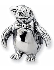 Sterling Silver Reflections Penguin Bead QRS1823