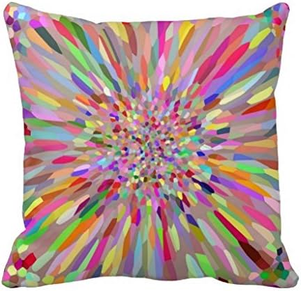 Decorative Cotton Confetti Flower Summer Throw Pillow Covers