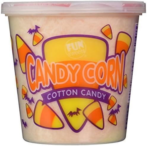 Candy Corn Cotton Candy Tub 1.5 Oz. by Fun Sweets