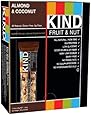 KIND Bars, Almond & Coconut, Gluten Free, 1.4 Ounce Bars, 12 Count