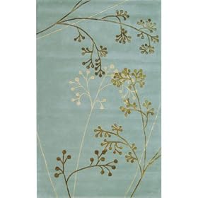 Sakura Area Rug, 7'6x9'6, LIGHT BLUE