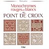 Monochromes rouges et blancs au point de croix