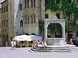 Piazza Della Cisterna, San Gimignano, Tuscany, Italy Stretched Canvas Poster Print by Fraser Hall, 30x40